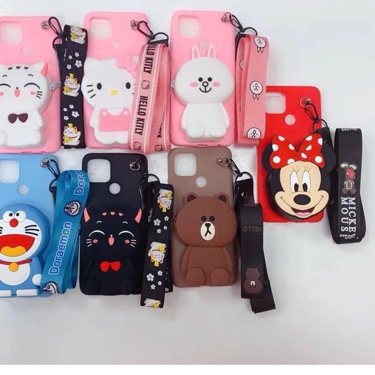 G-61 CASE DOMPET KOIN OPPO A55/ A54/ A16/ A15/ A15S/ A12/ A7/ A5S/ SOFT CASE KARAKTER DISNEYY DOMPET