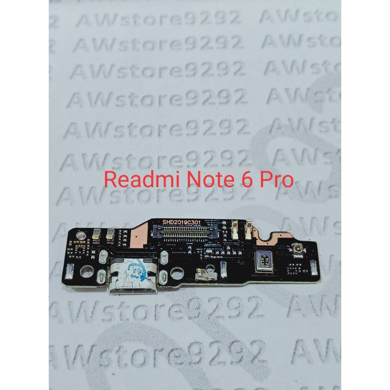 Flexibel Flexible Papan PCB Konektor Connector Charger Con Cas Con TC Xiaomi Redmi Note 6 Pro