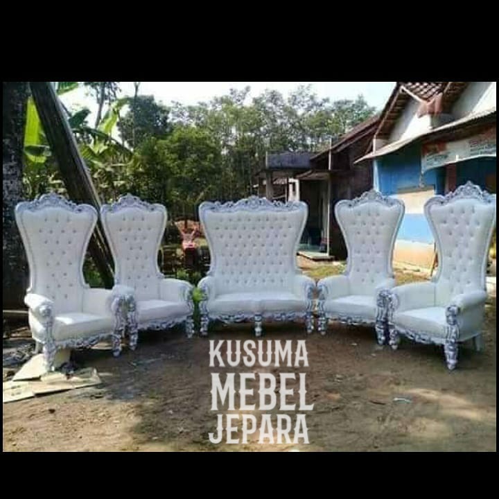 Set 5 Buah Kursi Sofa Syahrini Dekorasi Pengantin Shabby Minimalis - Kode 289A