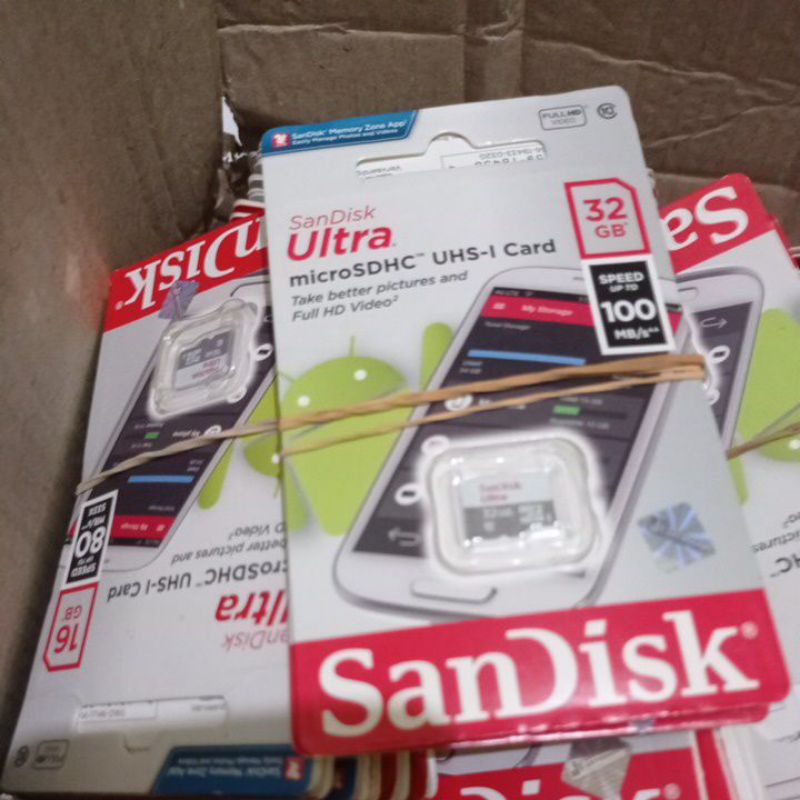 mmc sandisk 32gb micro sd card original garansi resmi versi grosir