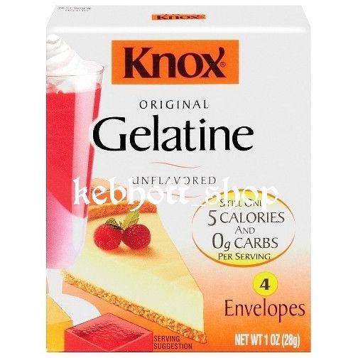 

Knox Unflavored Gelatin Bubuk gelatin import 28gr Agar Pudding Jello