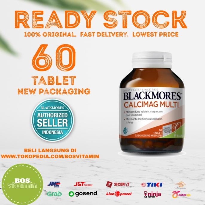 TERMURAH Blackmores Calcimag Multi BPOM Kalbe (Kalsium Obat Tulang) - 60 tablet