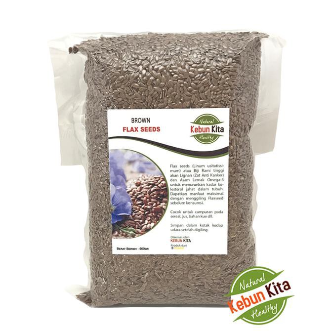 

Flaxseed Brown 500gr ( Flax seed Coklat)