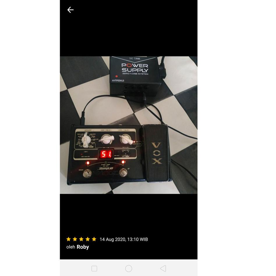 (HARGA TERMURAH) Adaptor Efek Gitar 9v 5 chanel Power Supply Efek Gitar DC tank Avtpedals