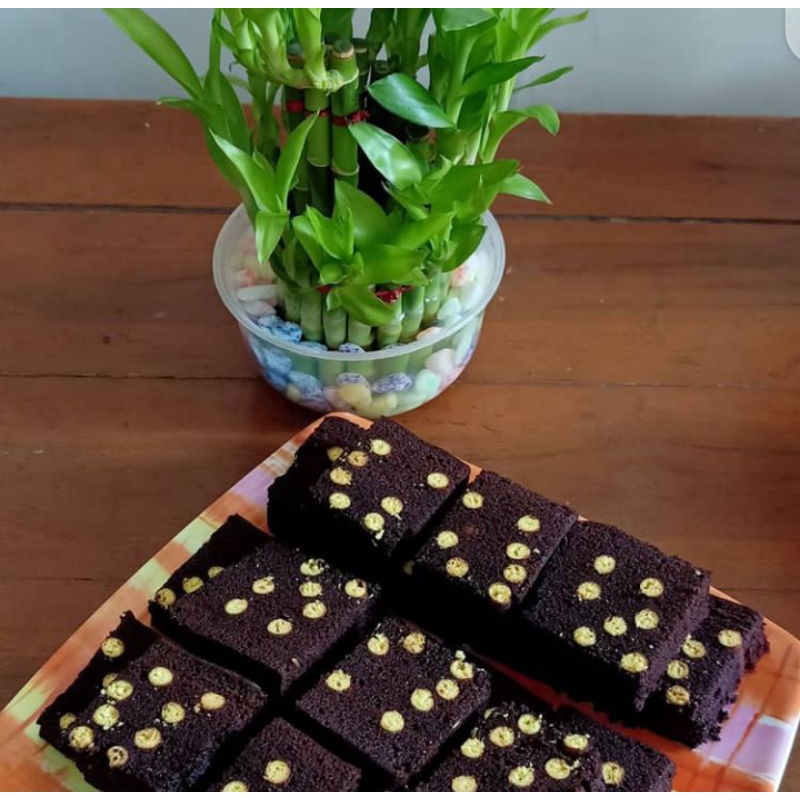 

brownies kukus polkadot
