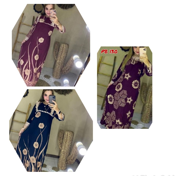 DASTER LONGDRESS ARAB RENDA MOTIF BUNGA AKAR SULTAN