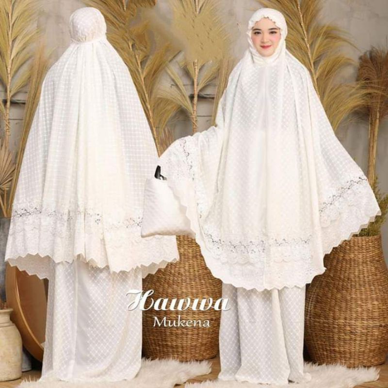 Mukena Premium Hawwa|Mulena Katun Paris Premium|Mukena Bordir Timbul|Mukena Jumbo|Mukena Terbaru 202