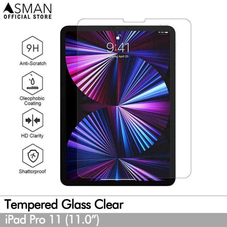 New Tempered Glass Apple iPad Pro 11 (2021) | Screen Guard Tablet Premium