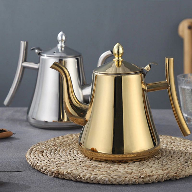 Teko Stainless KetelTeko Air Teh Kopi Kettle Teapot 1L with Filter