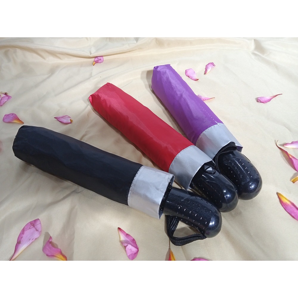 Payung Lipat 3 Lapisan SILVER Otomatis BEST QUALITY - L3-SVA