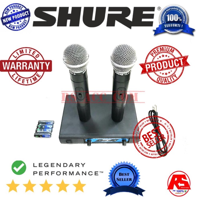 MIC SHURE WIRELESS ULX8 Version BARU