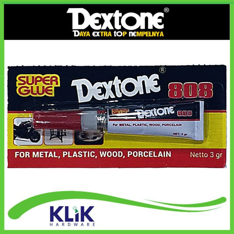 Dextone Lem Super Glue Power Glue Instant 808