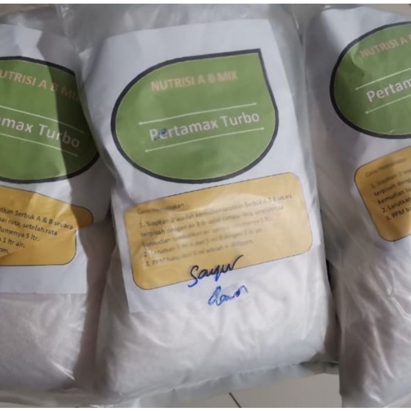 Nutrisi Hidroponik Buah Sayur Melon AB Mix Pertamax Turbo 5 Lt
