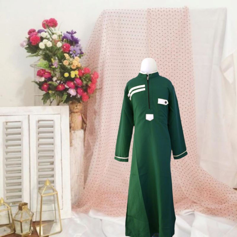 JUBAH ANAK AL-BADAR FREE PECI / GAMIS ANAK LAKI-LAKI 1-14 TAHUN (BEST SELLER)-5