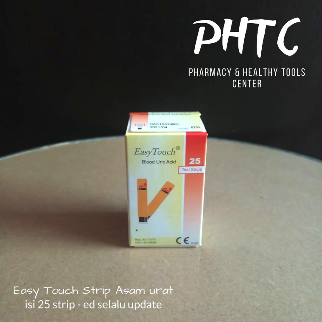 Easy Touch Strip Asam Urat isi 25 Strip