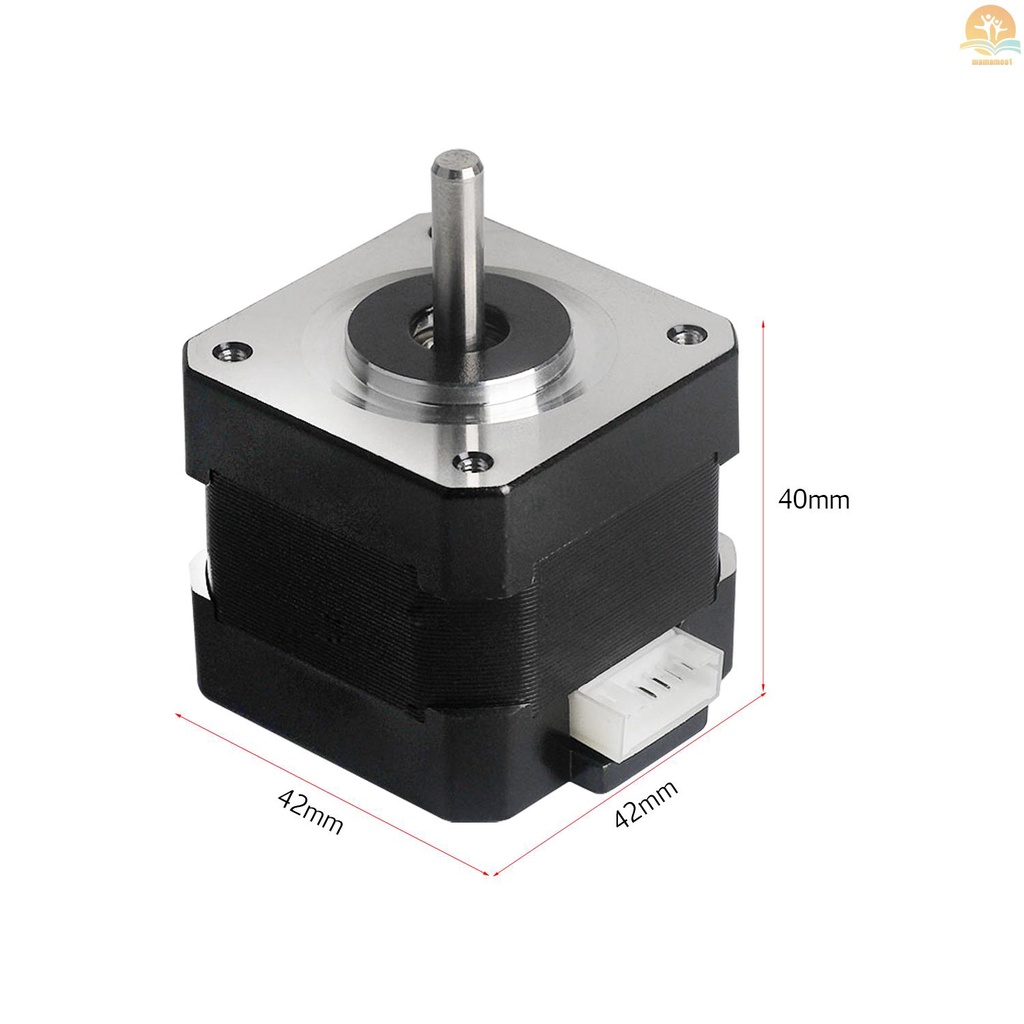 3D Printer Parts 42-40 Stepper Motor 2 Phase 1.8 Degree Step Angle 0.4N.M 1A Step Motor (17HS4401) for Creality CR-10 CR-10S Ender 3 3D Printer