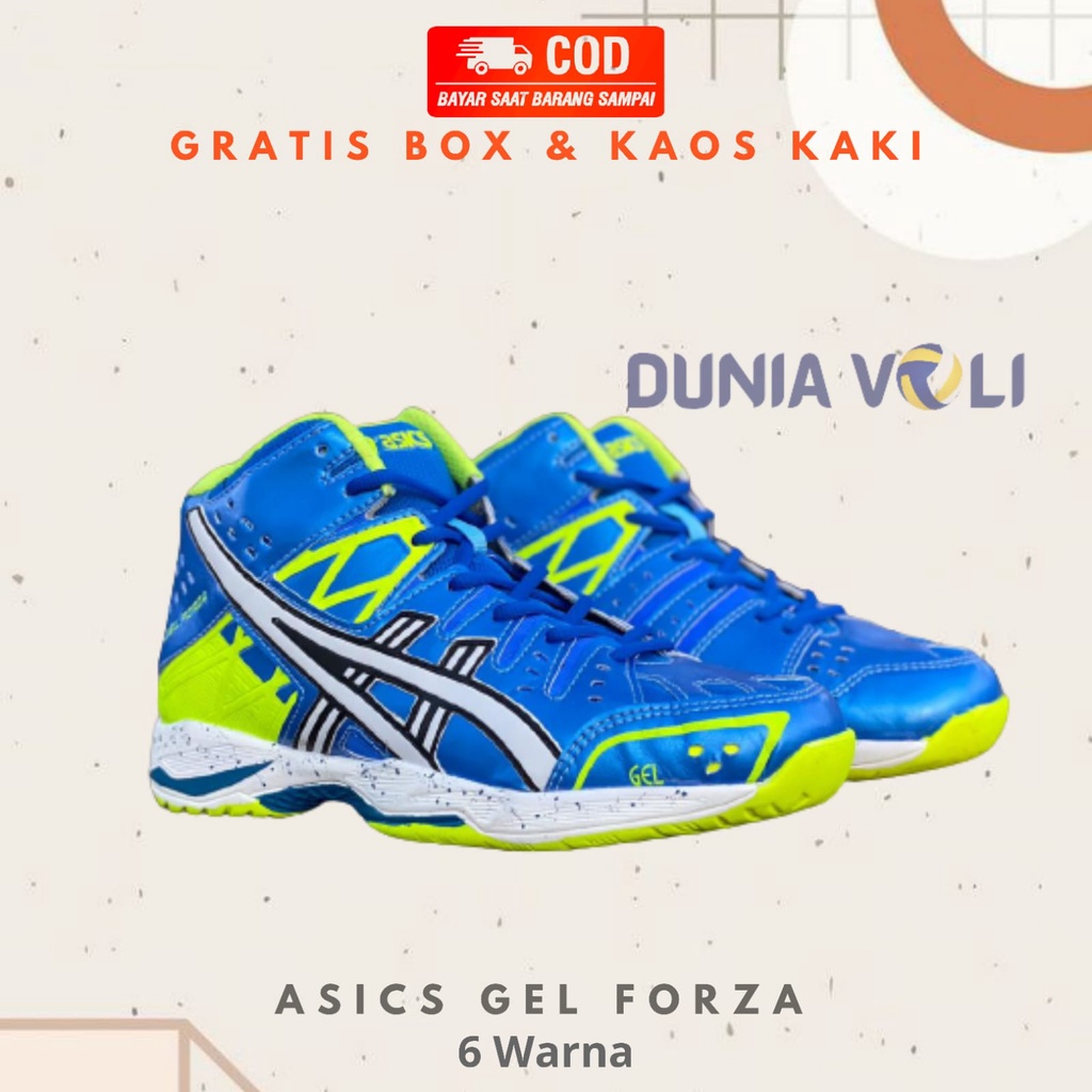 Sepatu Voli Murah Volly Gel Forza COD Warna Baru 5 [duniavoli]