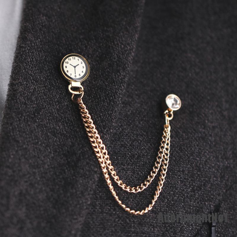 (Adornmentno1) Pin Bros Jam Kristal Retro Untuk Pria / Wanita