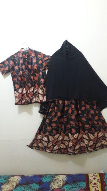 Restok Lengkap 5 Okt 2019  !! Couple Sarimbit Batik Ori Dna / Rose Hana Hijab