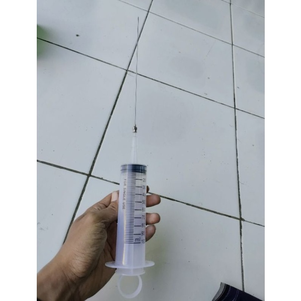 jarum BIBIT PARFUM Needle inject panjang 20 cm  suntik Refill parfum isi tinta  laboratorium  panjang 20cm - JARUM SUNTIKAN PARFUM