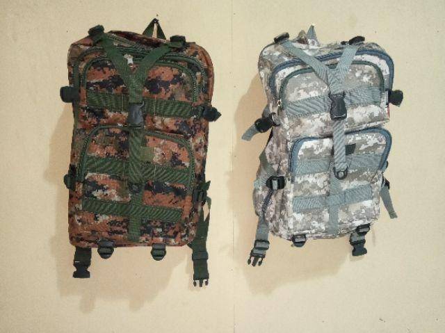 TAS RANSEL ARMY TACTICAL 3P LEBANON GENDONG BACKPACK HITAM ACCUPAT CAMO GURUN DLL~ LEBANON SEDANG