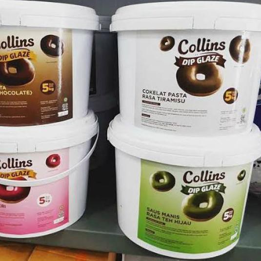 

(uqi-1272) Dip glaze collins repack 500gr glaze donat ..