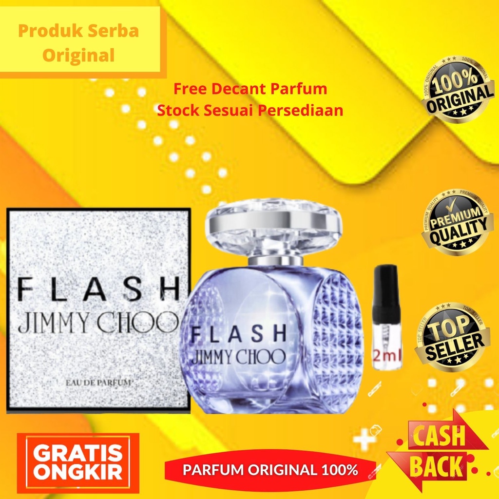 Parfum Parfume Perfume Perawatan Asli Original Wanita Perempuan Cewek Jimmy Choo Flash for Women EDP