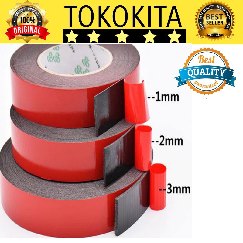 

Double Tape ANTI AIR Serbaguna Tempel Dinding Kayu besi plastik allmunium DOBEL TIP DOBELTIP PEREKAT