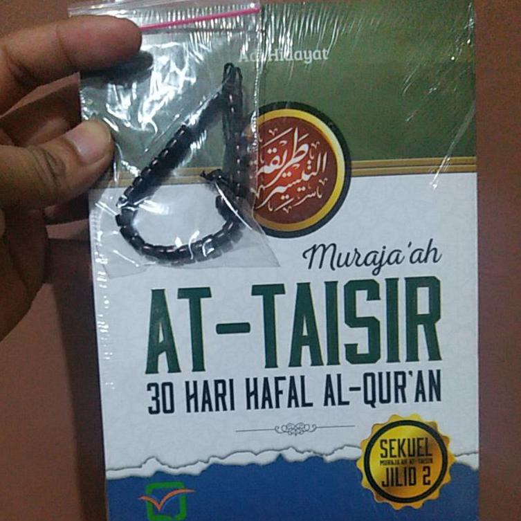 [] 1 BUKU MUSHAF + METODE AT TAISIR JILID II JUZ 16-30 USTAD ADI HIDAYAT, LC. MA BONUS GELANG KAUKAH