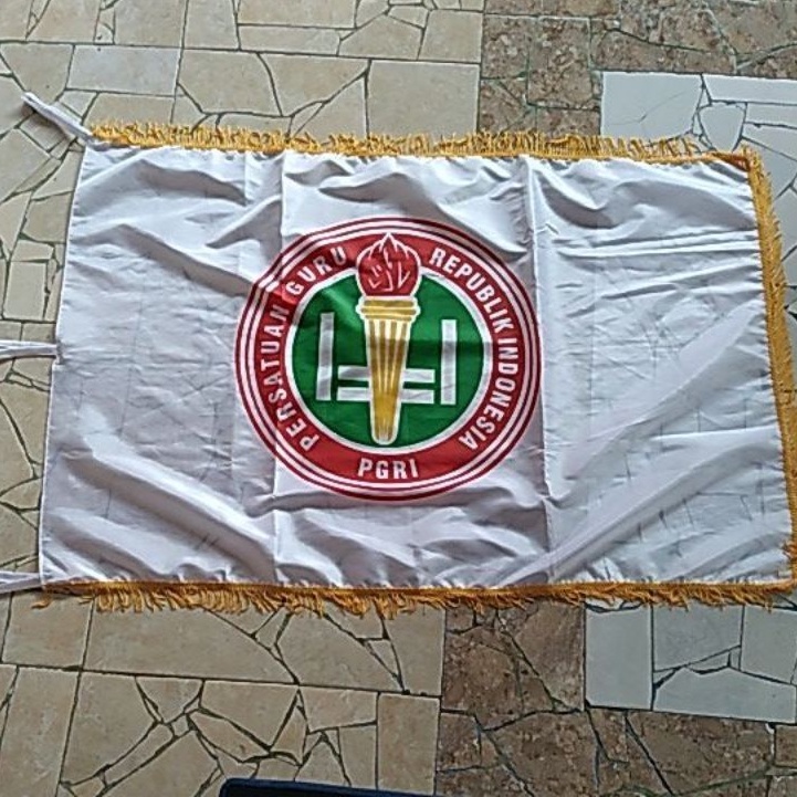 Bendera PGRI rumbai 80x120cm