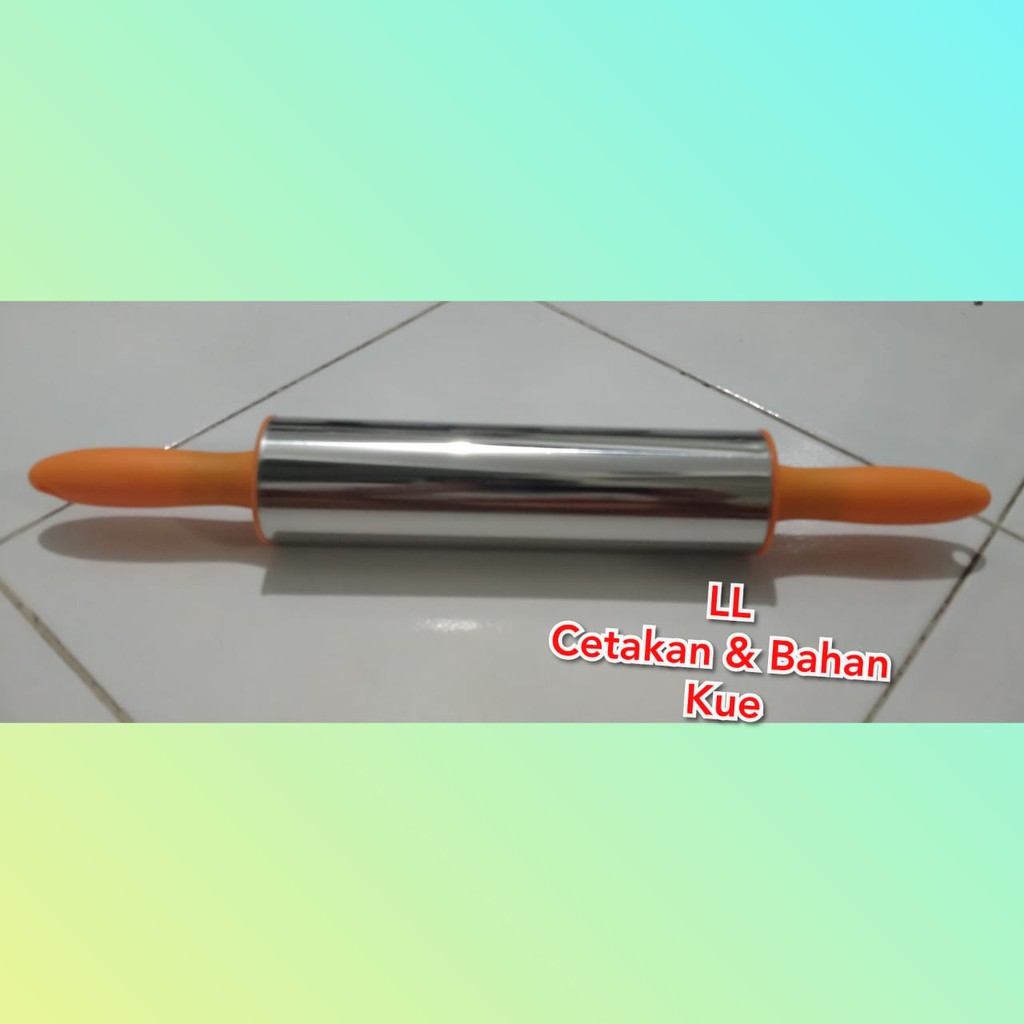 rolling penggilas adonan kue rolling pin staniless rolling adonan kue