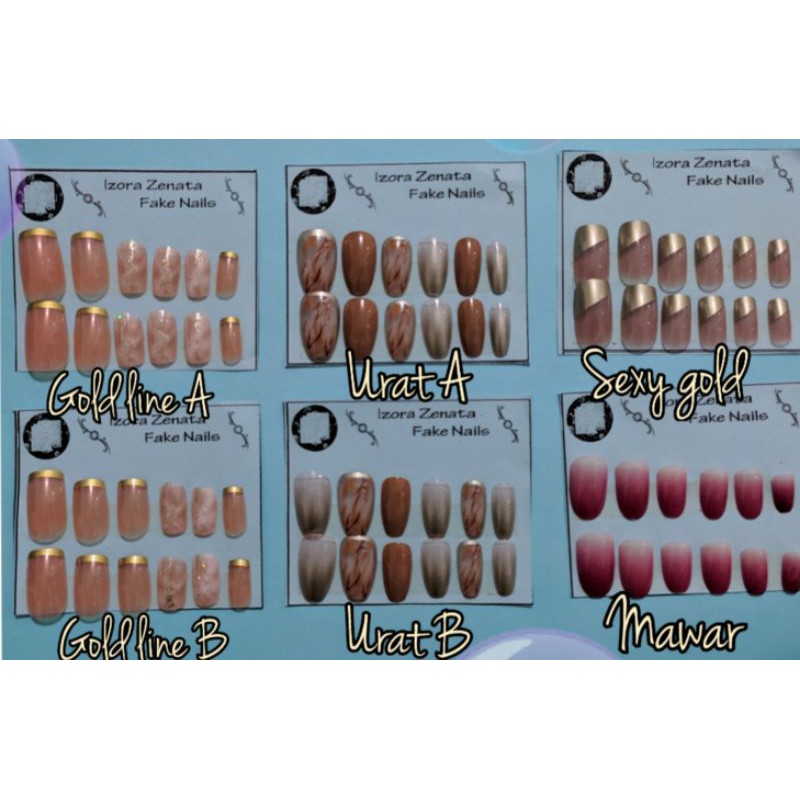 Kuku Palsu Motif 2 dimensi