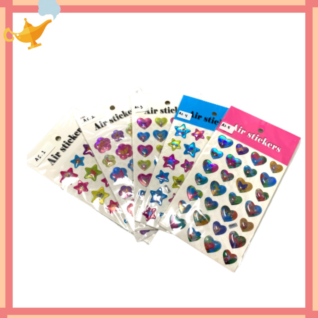 

STICKER TIMBUL 3D MOTIF KARAKTER STIKER LUCU STIKER LOVE STAR STIKER AIR STIKER PRINCESS - AIR STICKER