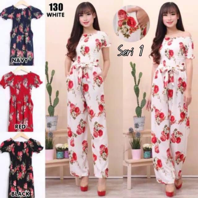 hana floral jumpsuit