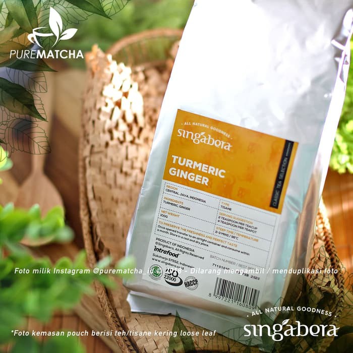 

Singabera Teh - Turmeric Ginger Tisane 100gr Minuman Jahe Kunyit Jamu - tth1623