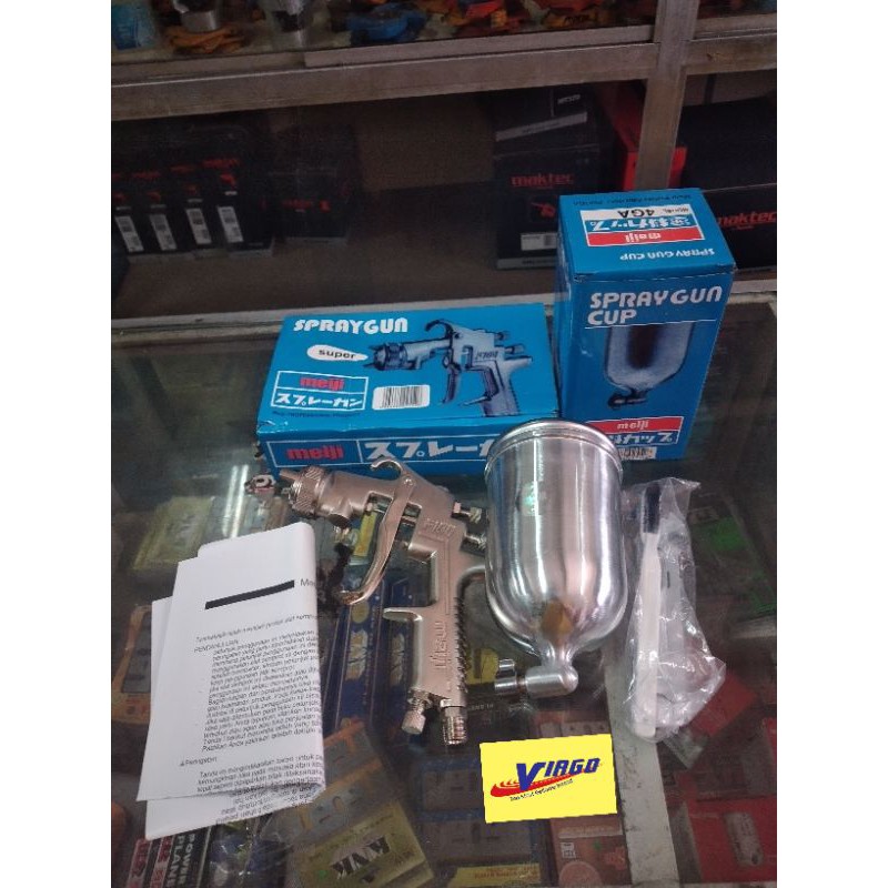 SPRAY GUN MEIJI TABUNG ATAS F100 SPRAYGUN MEIJI F-100