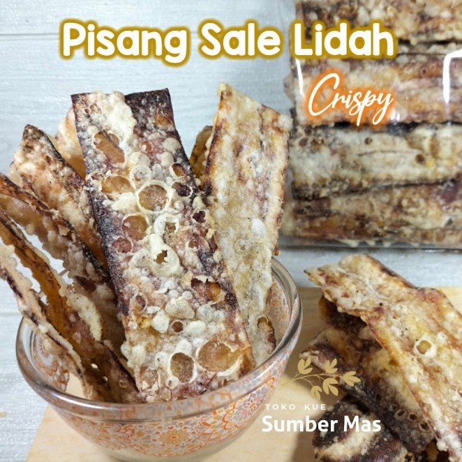 

KERIPIK PISANG SALE LIDAH PAPAN GURIH MANIS ASLI 1 KG 1000 GRAM