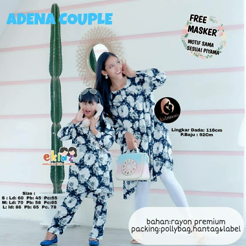 setelan anak Ekidz/tunik dewasa ekidz