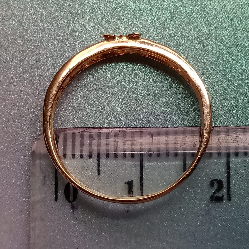 Cincin Emas 17K - 1.65 gr Kadar 750 - 879