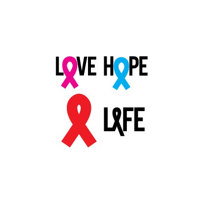 

POTATOO LOVE HOPE RIBBON Temporary Tatto Sticker