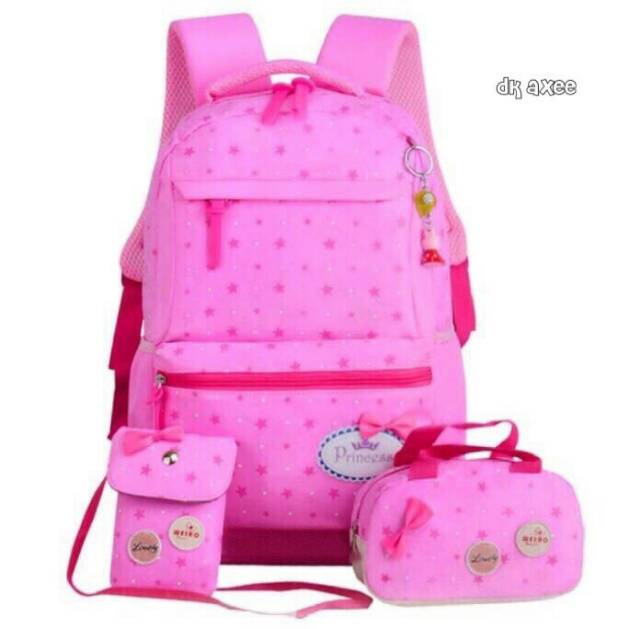 RLY68_Tas Ransel Bintang Tabur Laptop Kamera Dompet HP Android Selempang Keren Gaya Cewek Cowok