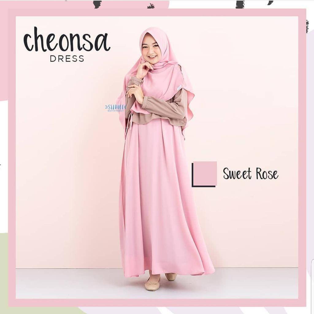 CHEONSA DRES SET+INER+KHIMAR