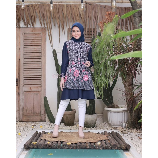 DRESS TUNIK WANITA UNGGUL JAYA BUSUI BUNGA MANIS