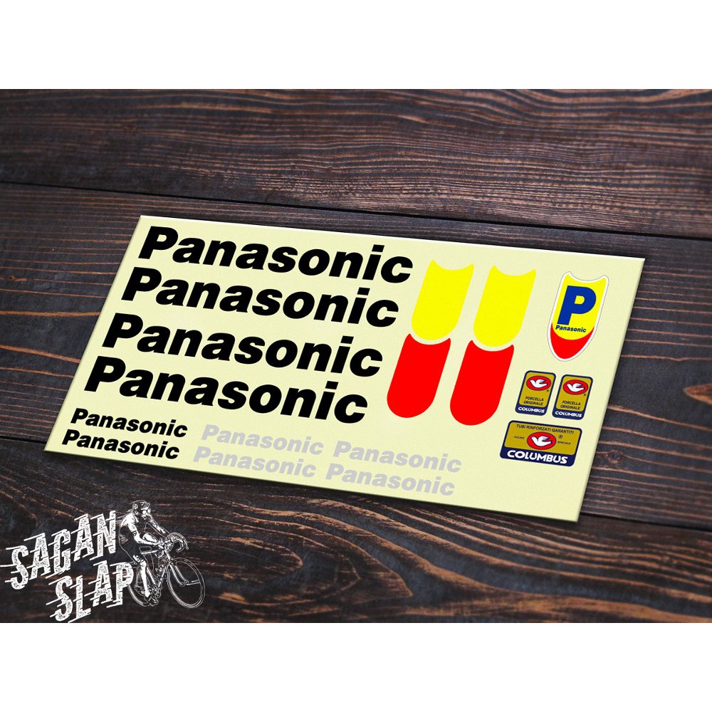 

Sticker decal frame panasonic PR 6000 balap vintage