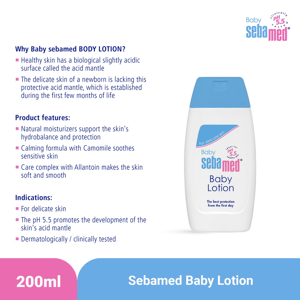 SEBAMED BABY LOTION 200ML