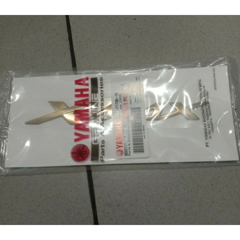 EMBLEM XMAX GOLD ASLI ORI YAMAHA B74 F173B 10