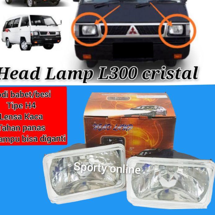 Terjangkau Head lamp lampu besar L300 cristal