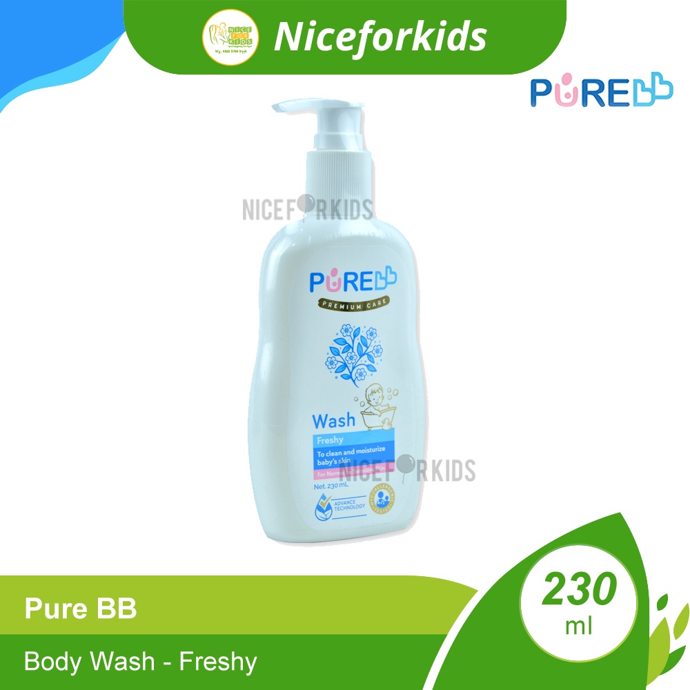 Pure Baby Premium Wash / Pure BB Sabun &amp; Shampo Bayi 230ml