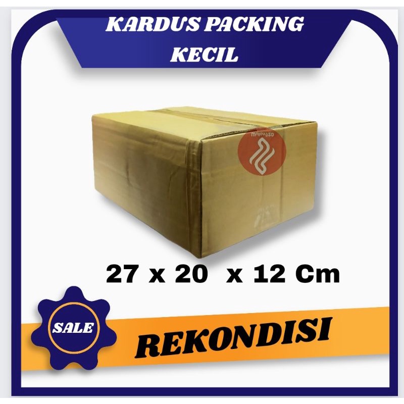 

KARDUS PACKING/KARTON/BOX UKURAN 27 x 20 x 12 Cm
