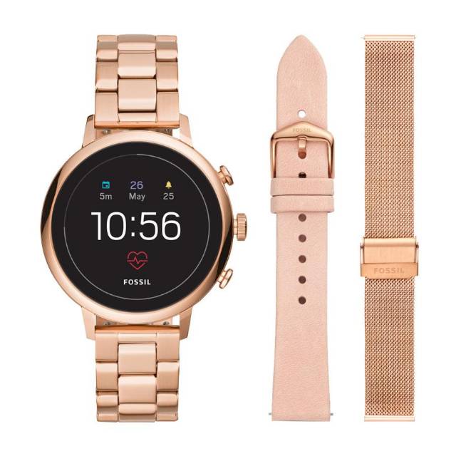 Fossil Gen 4 Smartwatch Rosegold - BQT6000 set